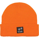 Autumn Simple Beanie Label Orange Beanie