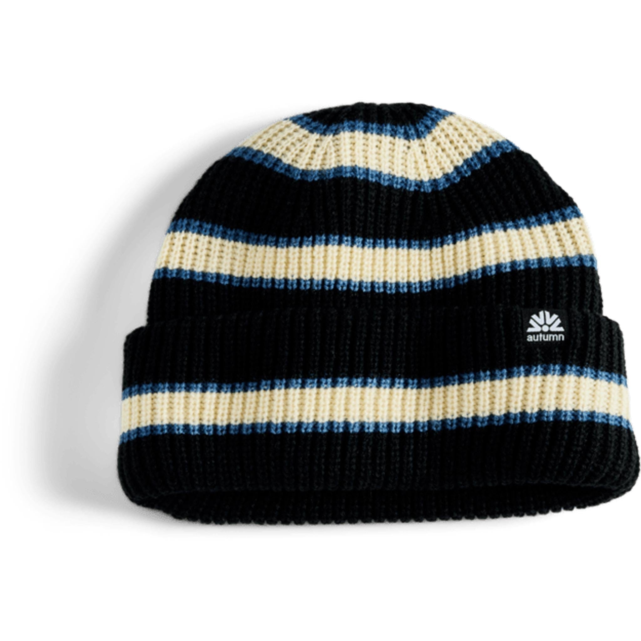 Autumn Simple Slacker Beanie Black Beanie