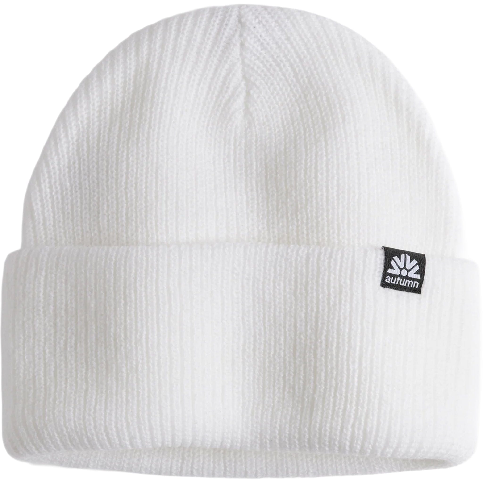 Autumn Simple Solid Beanie White Beanie
