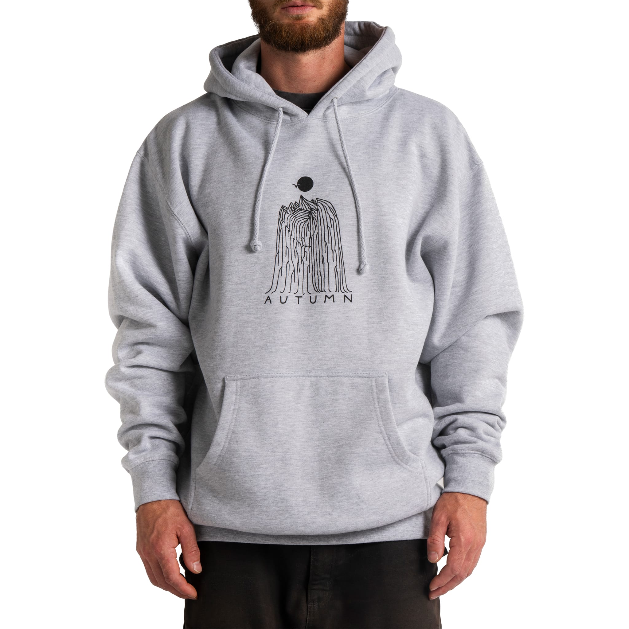 Autumn Soy Lady MTN Fleece Hoodie Heather Grey Sweatshirts