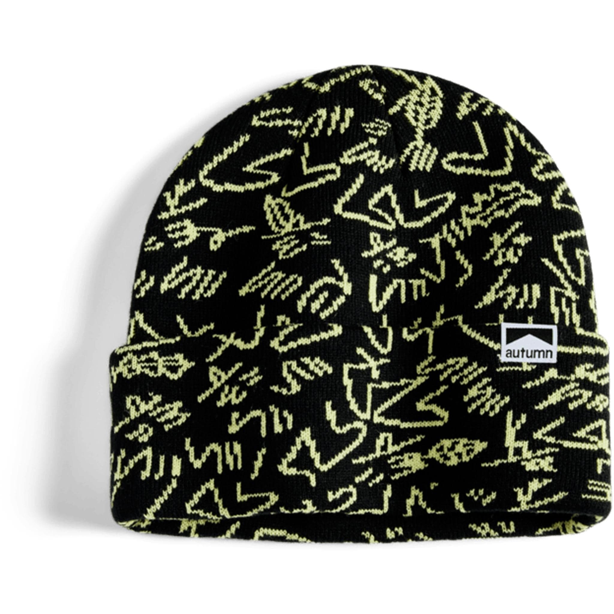 Autumn Surplus Gus Camo Beanie Black Beanie