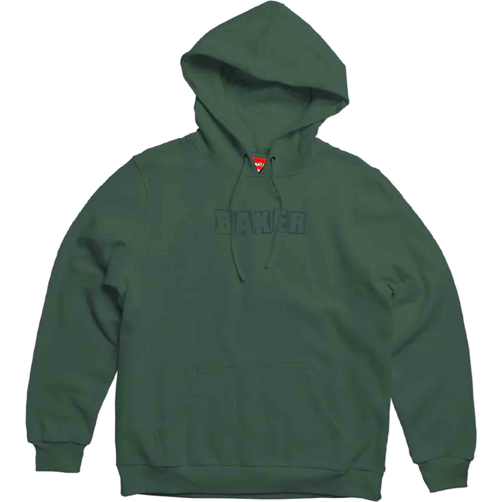 Baker Brand Logo Hoodie Dark Green Sweatshirts