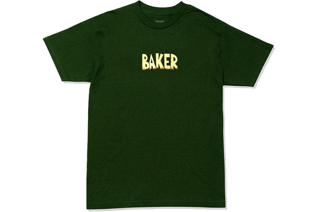 Baker Drawn Tee Forest Green T Shirt