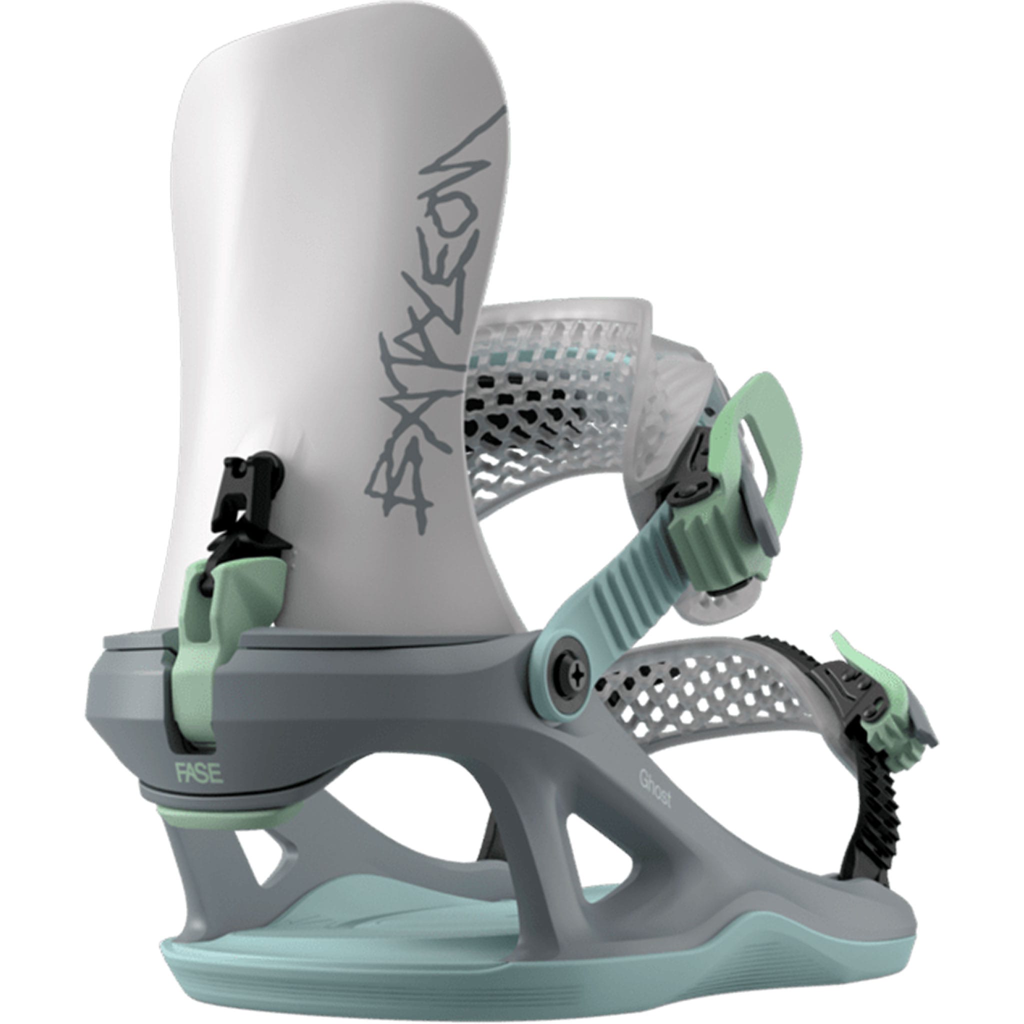 Bataleon Women's Ghost FASE Snowboard Binding Gray Pistachio 2027 Womens Snowboard Bindings