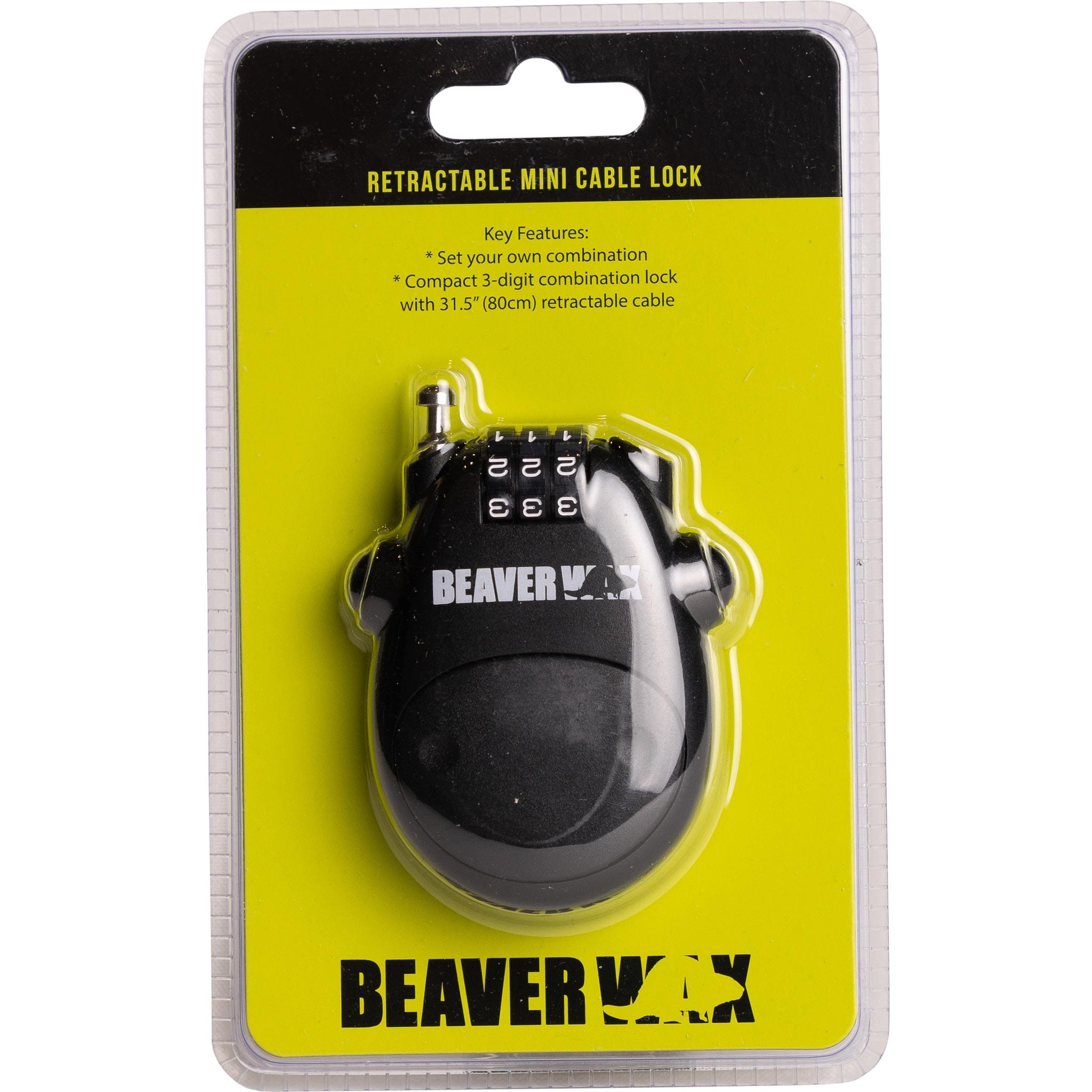 Beaver Wax Mini Cable Lock Accessories