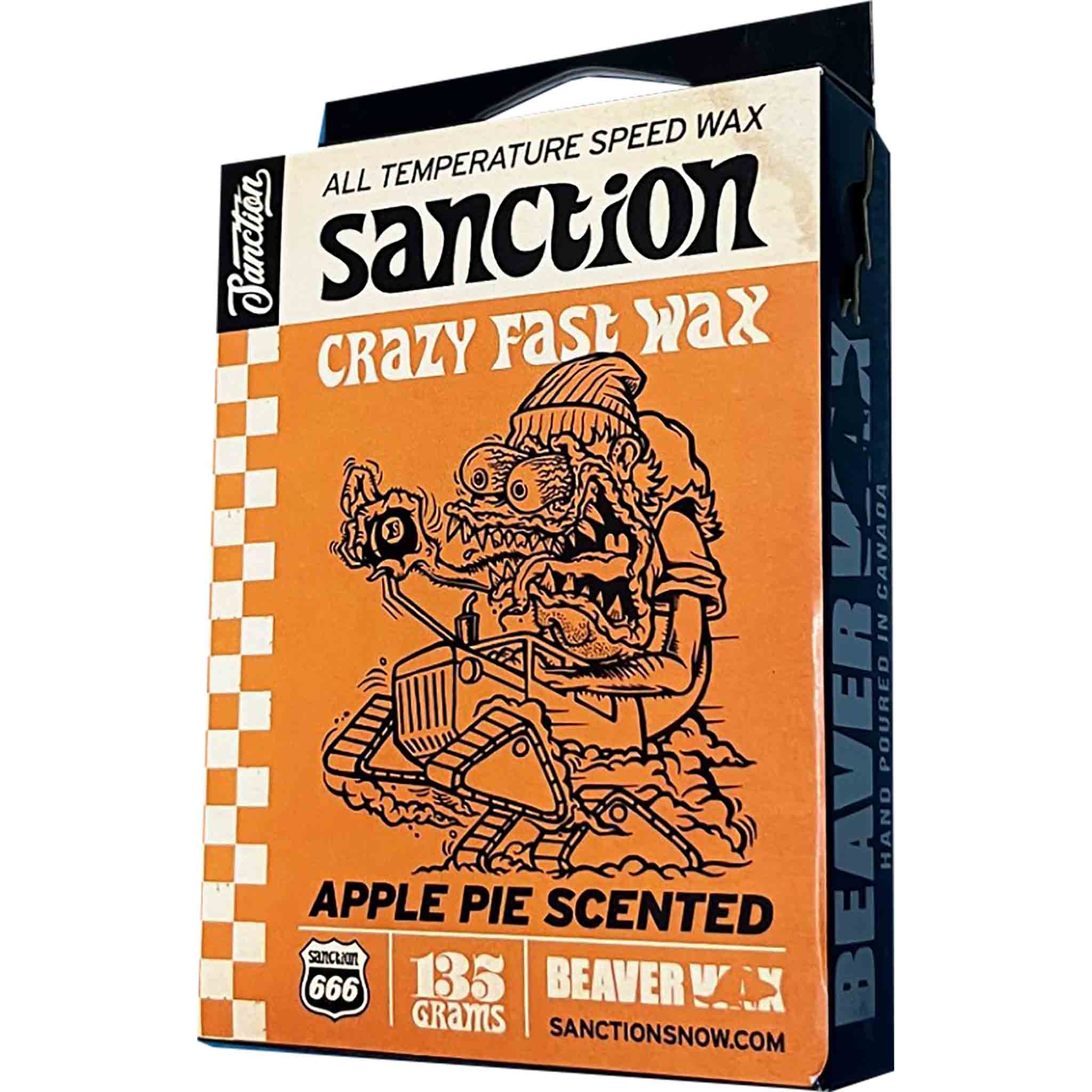 Beaver Wax Sanction Apple Pie Formula 135G Ski & Snowboard Wax