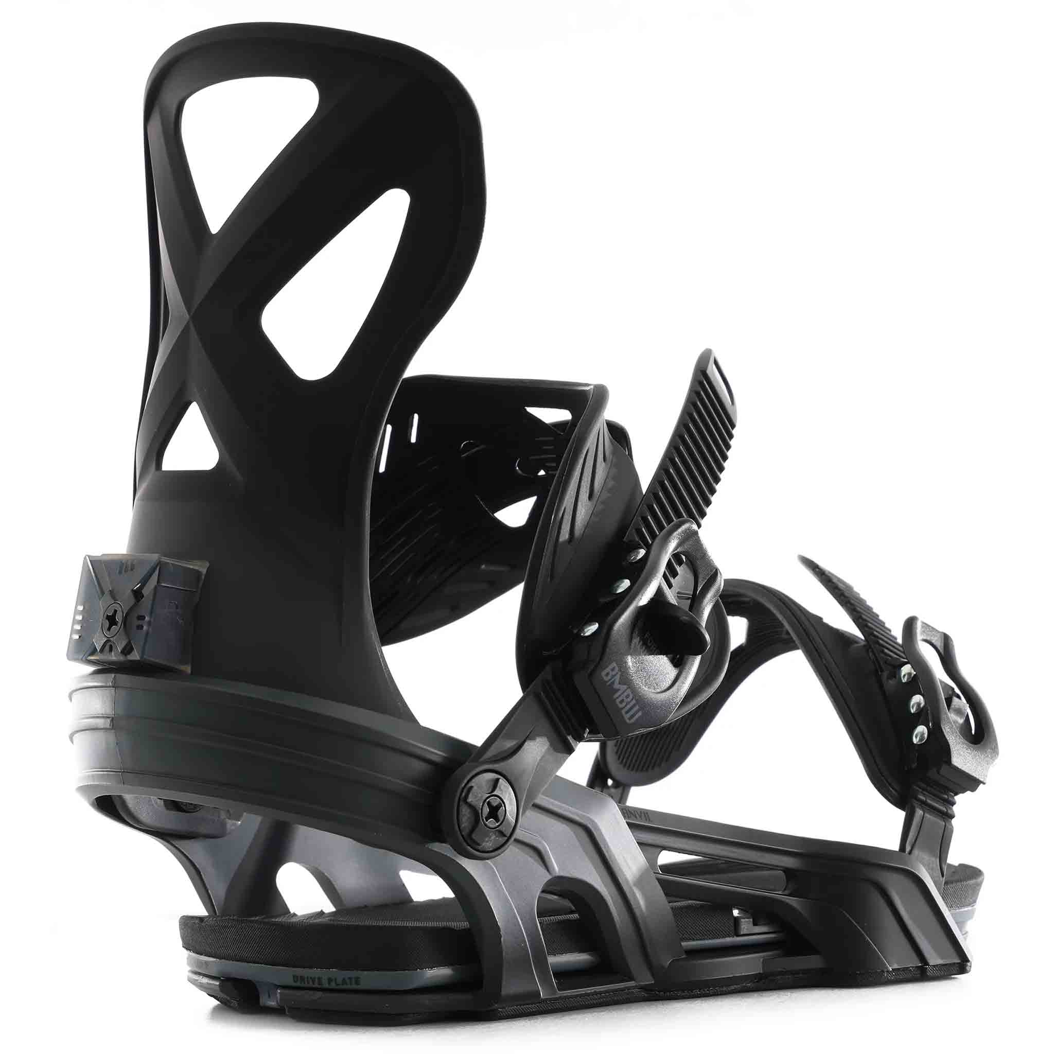 Bent Metal Anvil Snowboard Binding Black Grey 2025 Mens Bindings