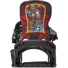 Bent Metal Lightning Supermatic Snowboard Binding Black Red 2027 Mens Snowboard Bindings