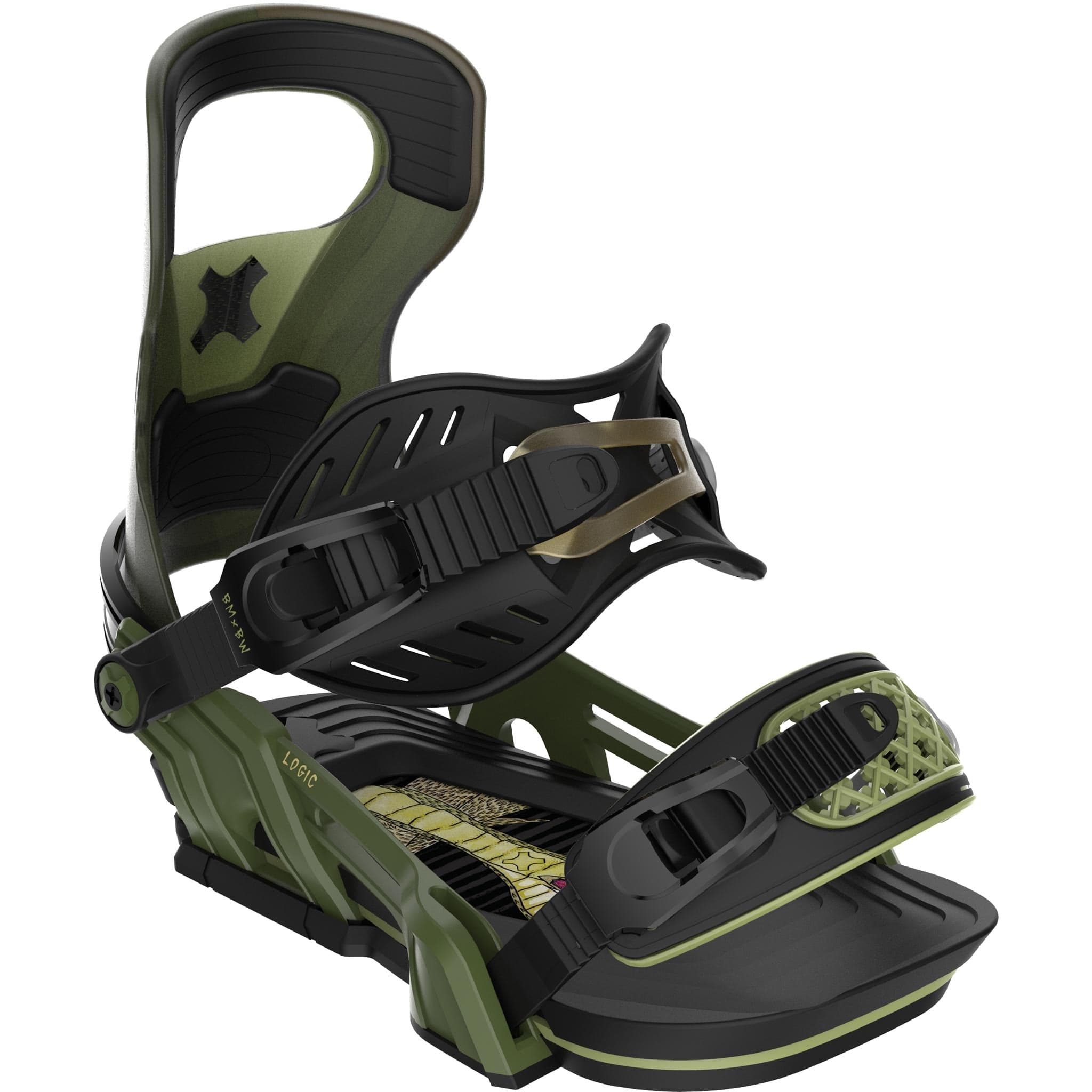 Bent Metal Logic Snowboard Binding Green 2025 Mens Bindings