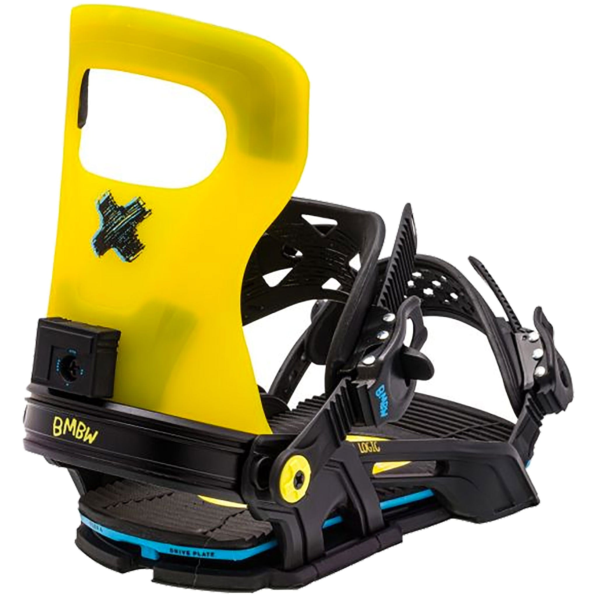 Bent Metal Logic Snowboard Binding Yellow 2024 Mens Bindings