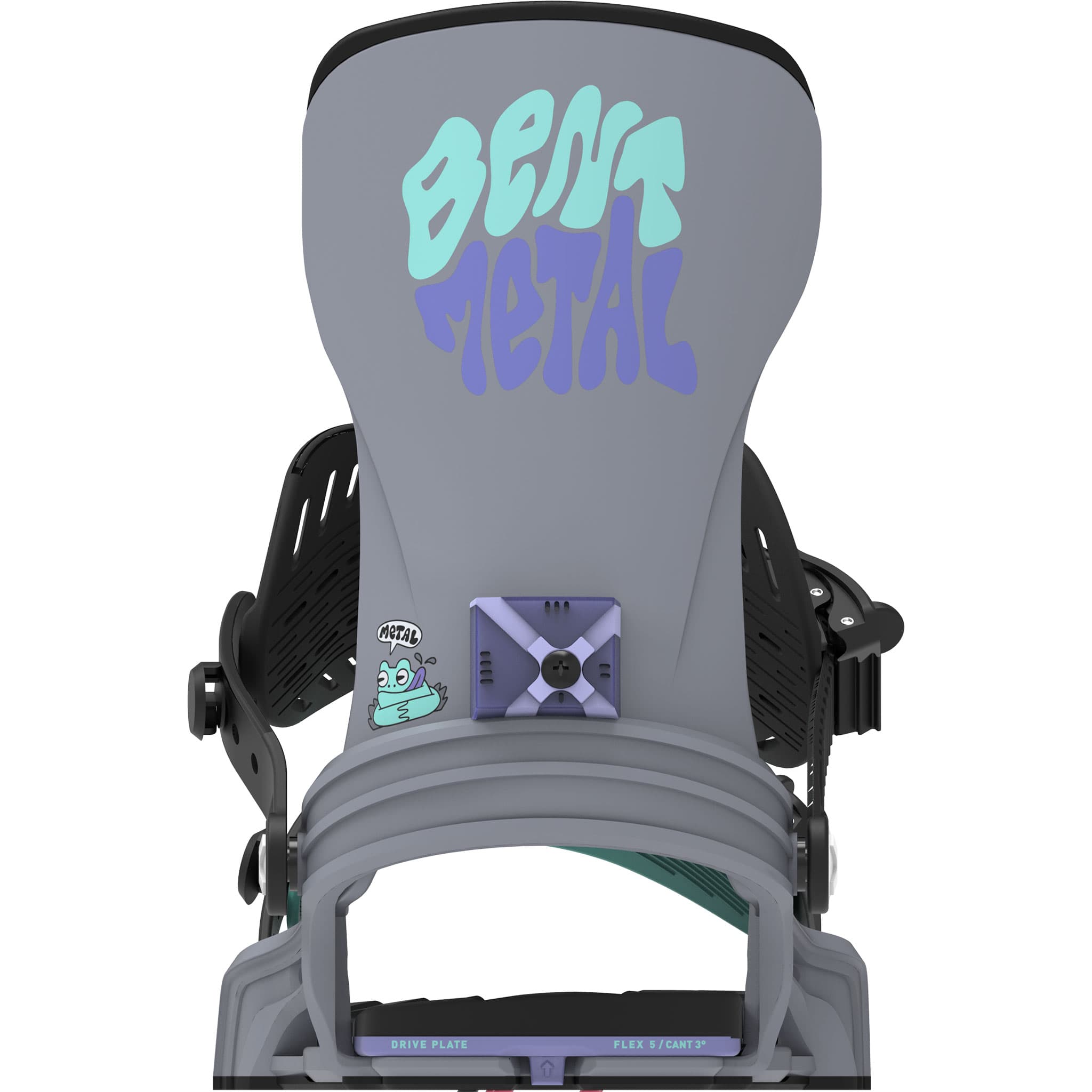 Bent Metal Stylist Snowboard Binding Grey 2027 Mens Snowboard Bindings