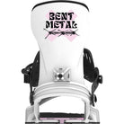 Bent Metal Stylist Snowboard Binding White 2027 Mens Snowboard Bindings