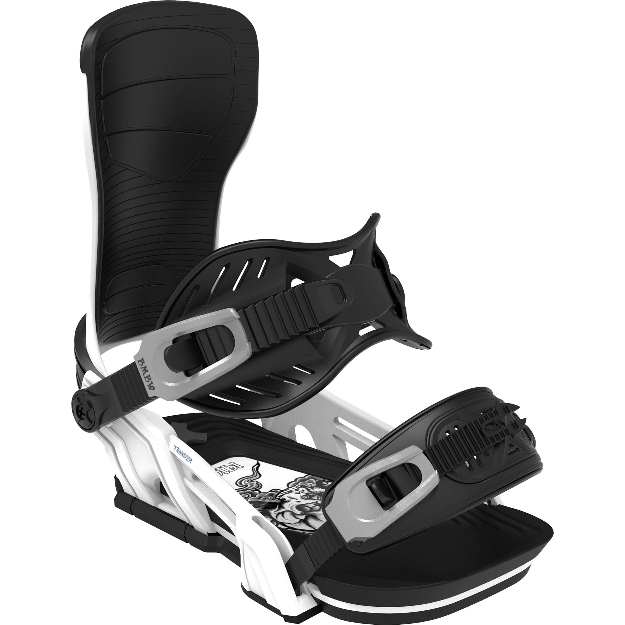 Bent Metal Transfer Snowboard Binding White 2027 Mens Snowboard Bindings