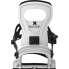 Bent Metal Women's Beam Snowboard Binding White 2027 Womens Snowboard Bindings