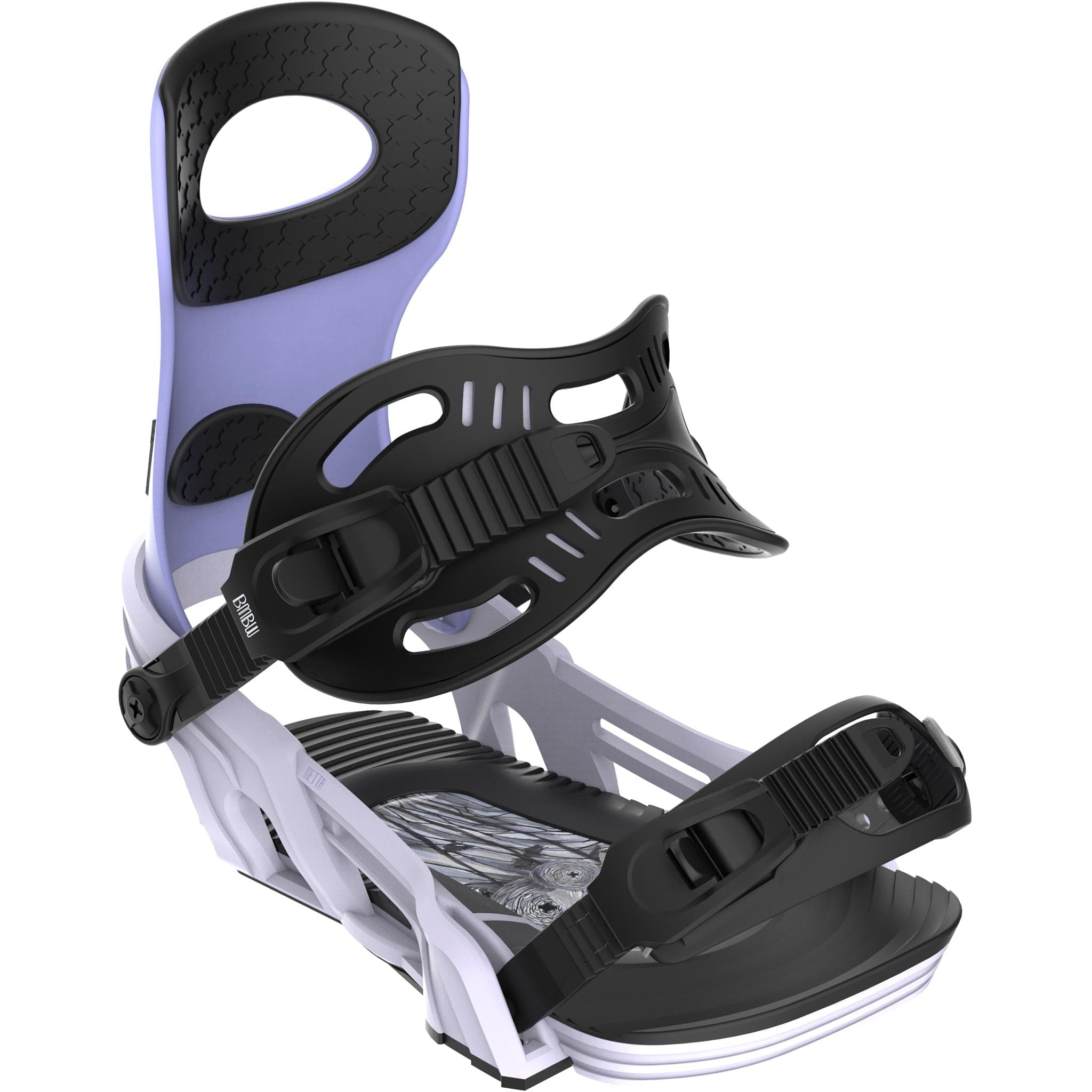 Bent Metal Womens Metta Snowboard Binding Purple 2025 Women's Bindings