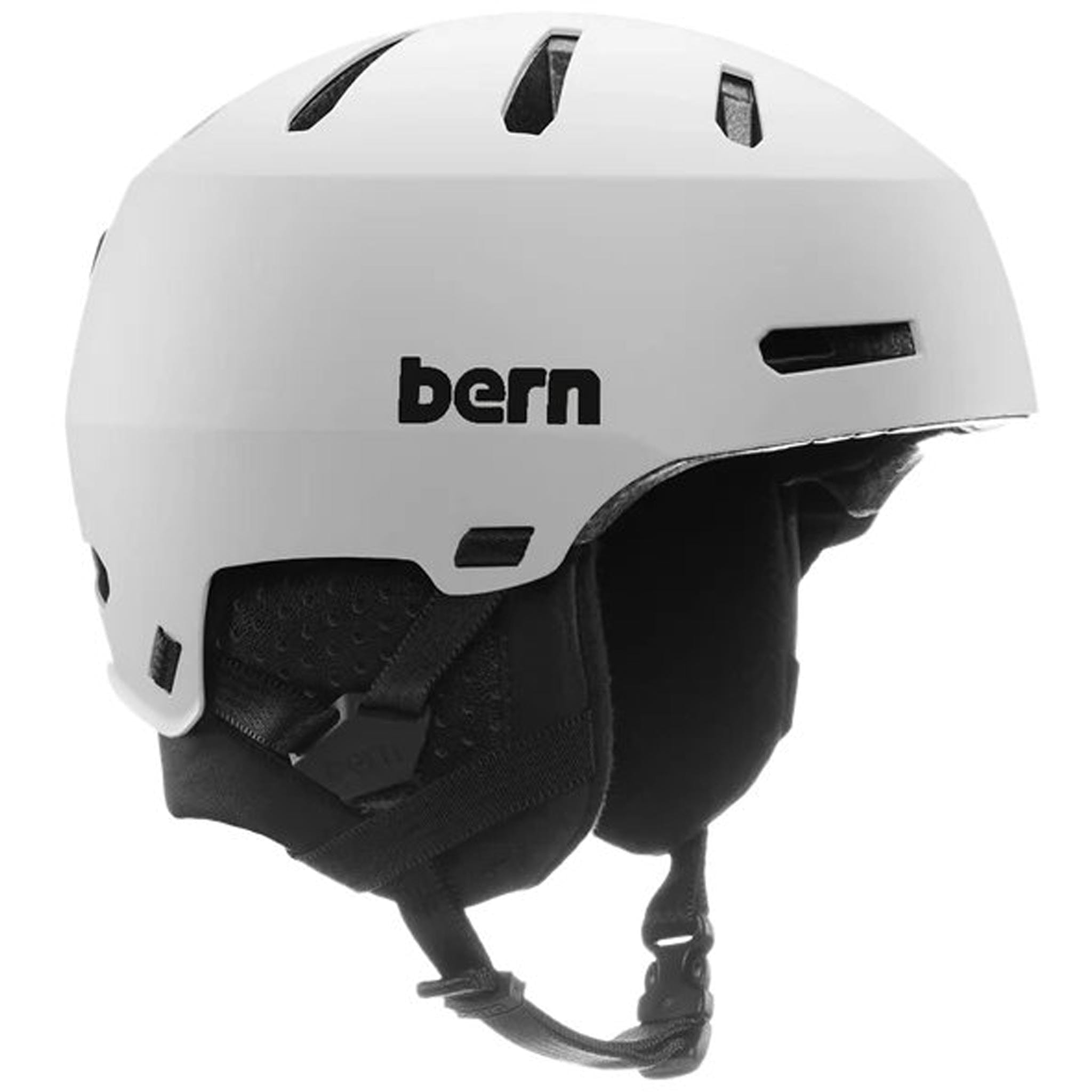 Bern Macon 2.0 MIPS AF with Stealth Slider Matte White 2025 Snowboard Helmet