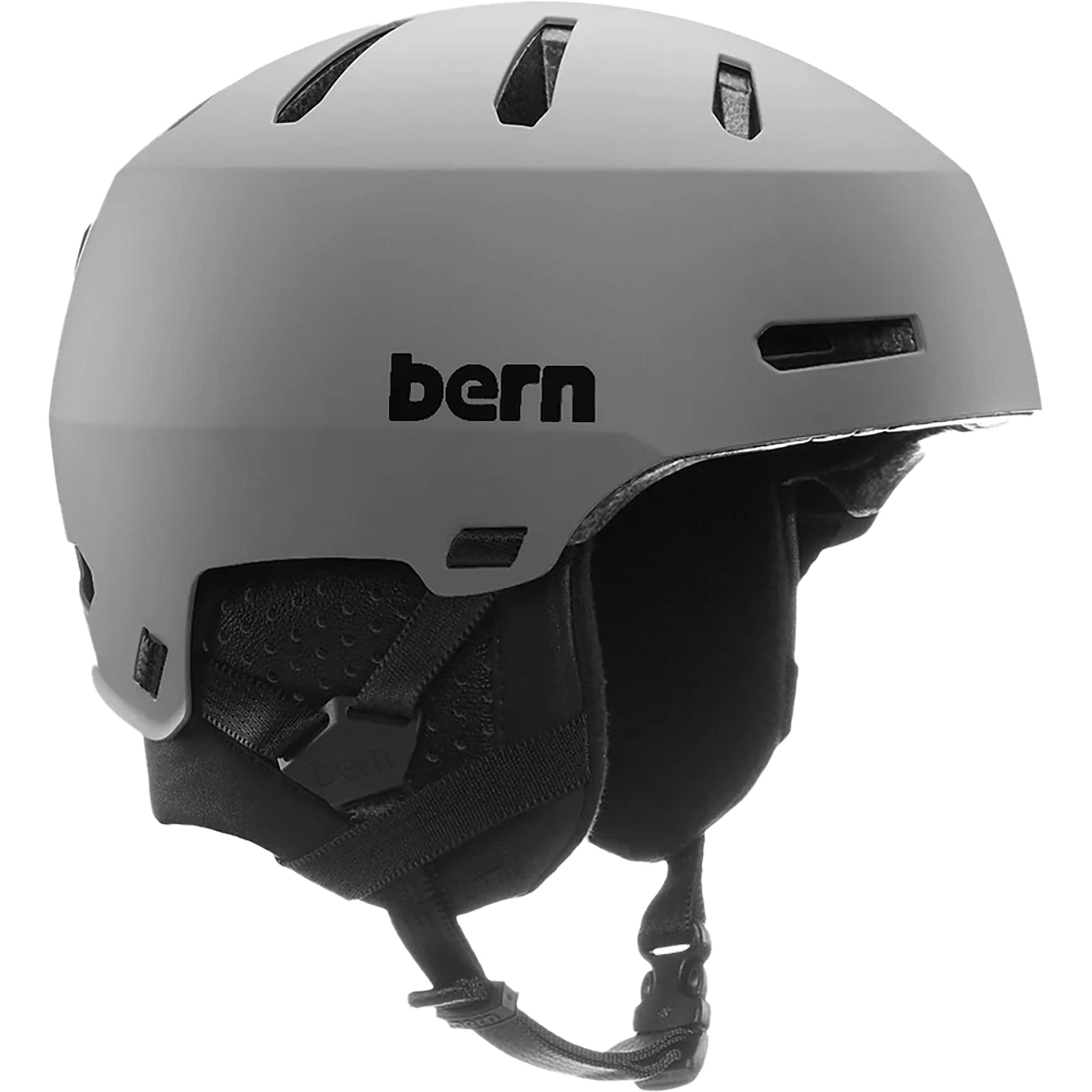 Bern Macon 2.0 MIPS with Stealth Slider Matte Grey 2025 Snowboard Helmet