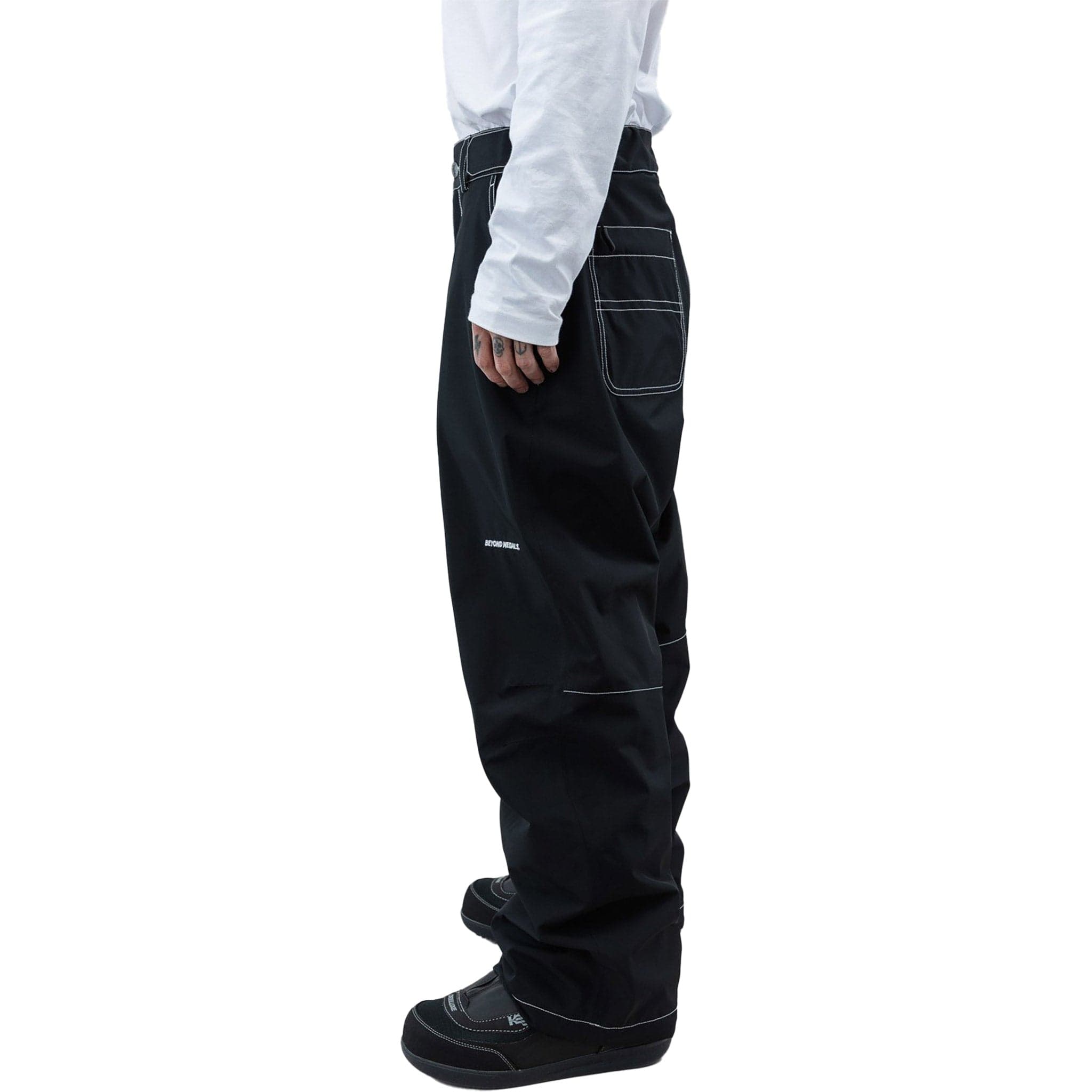 Beyond Medals 2L Stitch Pant Black Mens Snowboard Pants