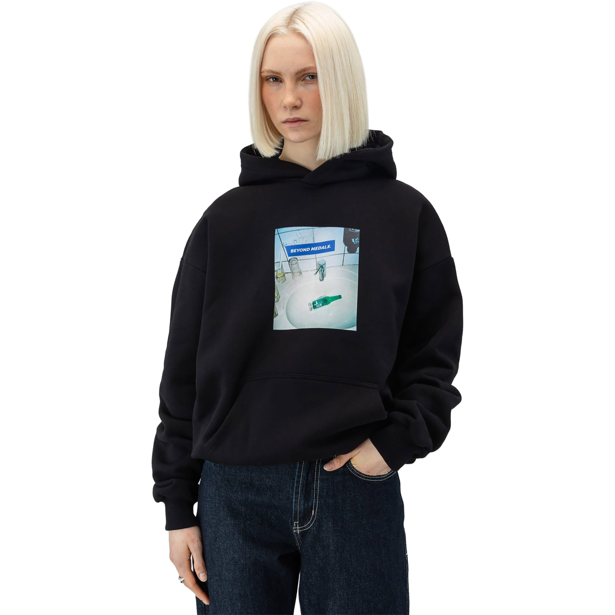 Beyond Medals Bottle Hoodie Black Sweatshirts