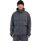 Beyond Medals Cargo Jacket 2L Grey Mens Snowboard Coat