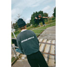 Beyond Medals Distressed Logo Crewneck Black Sweatshirts