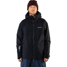 Beyond Medals Fullzip Jacket 2L Ripstop Black Mens Snowboard Jackets