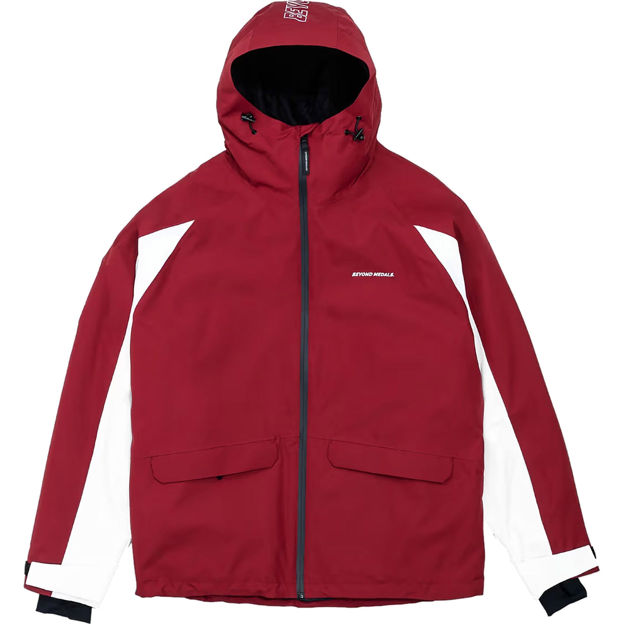 Beyond Medals Nostalgia Jacket 2L Dark Red Mens Snowboard Coat