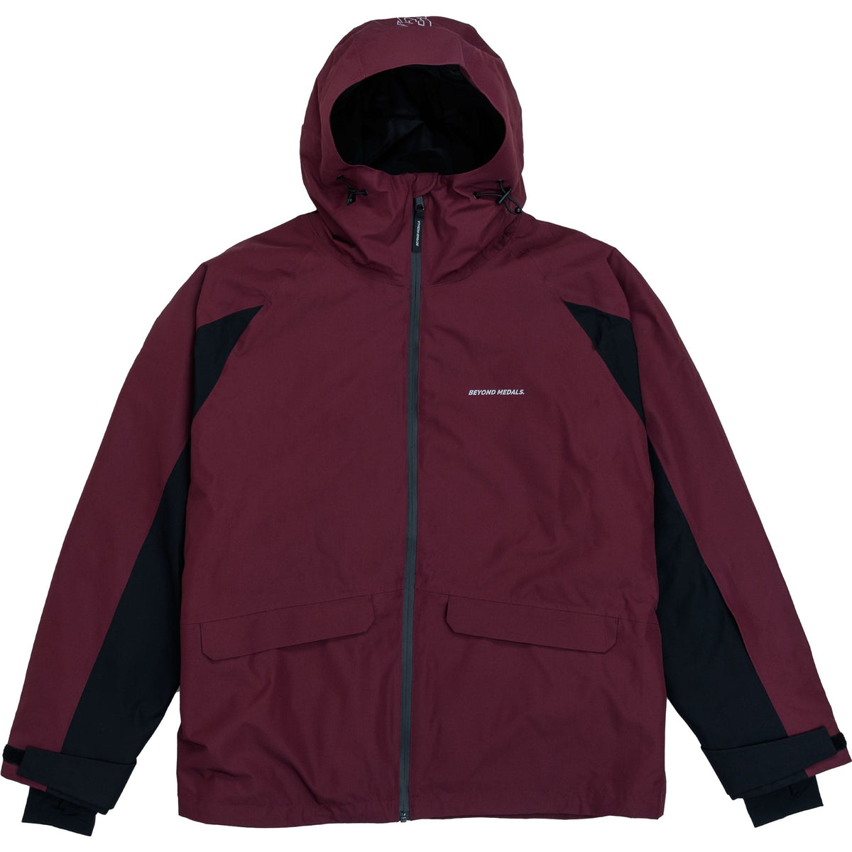 Beyond Medals Nostalgia Jacket 2L Dark Red Mens Snowboard Jackets