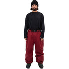 Beyond Medals Nostalgia Pant 2L Dark Red Mens Snowboard Pants