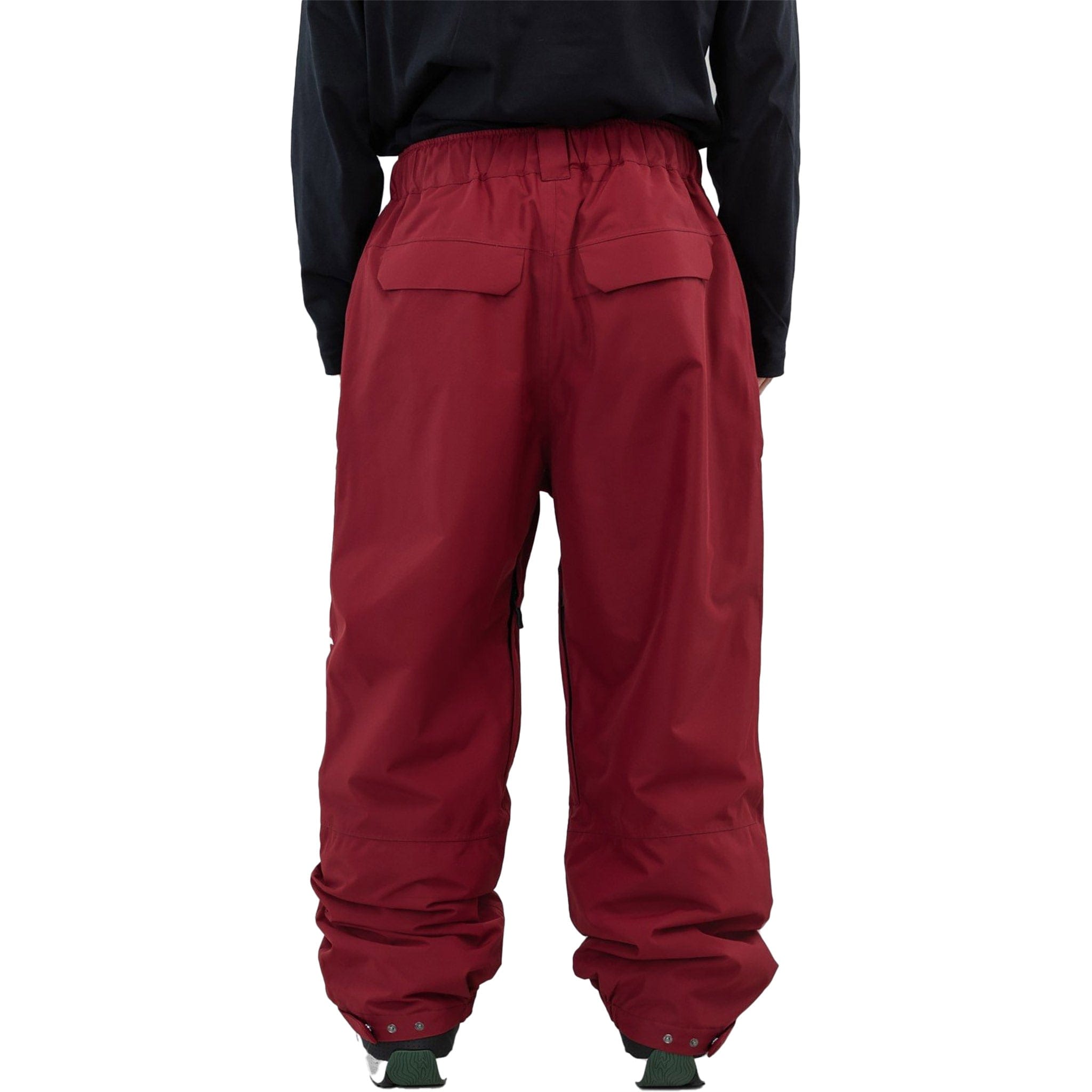 Beyond Medals Nostalgia Pant 2L Dark Red Mens Snowboard Pants
