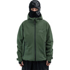 Beyond Medals Park Jacket Dark Green Mens Snowboard Coat