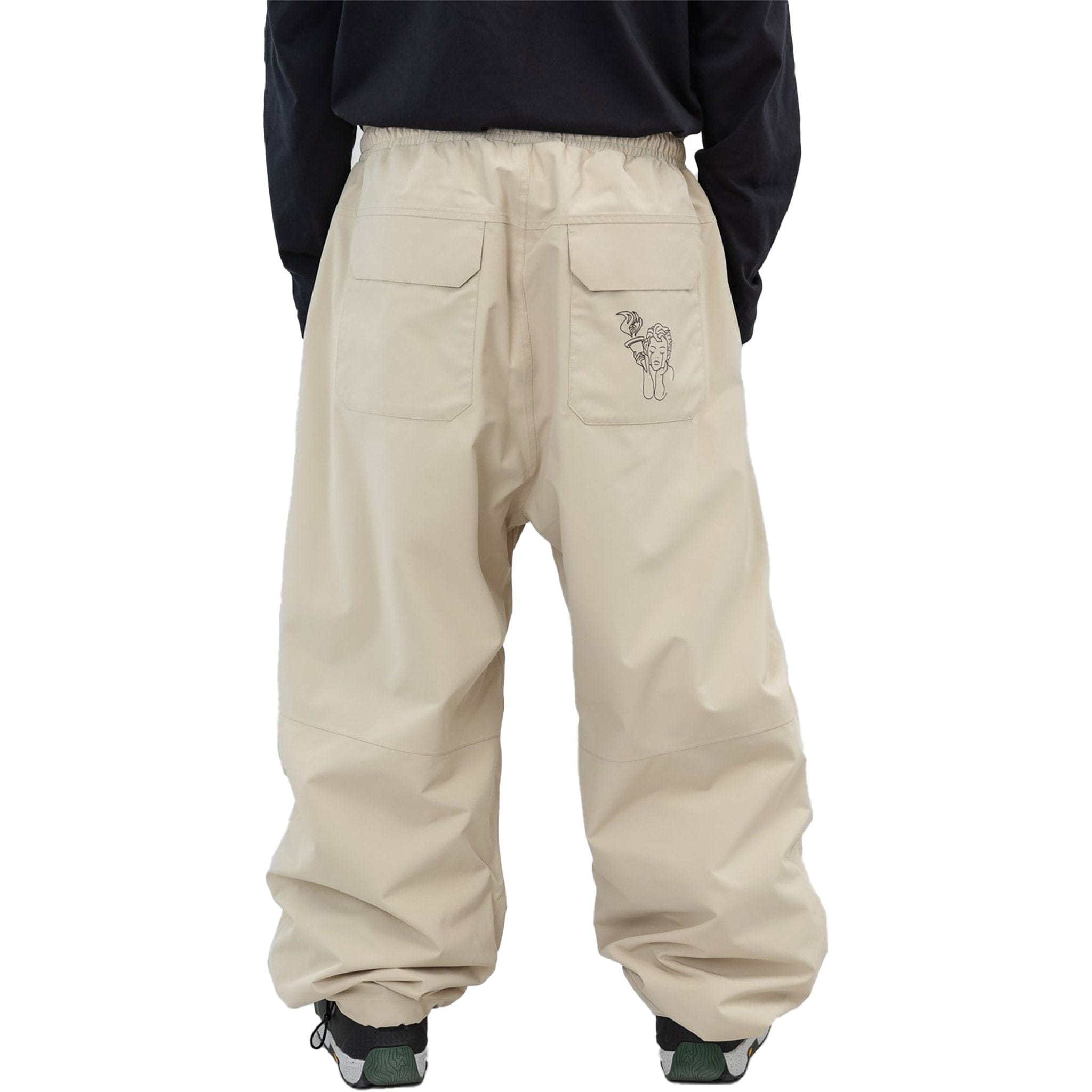 Beyond Medals Park Pant 2L Beige Mens Snowboard Pants