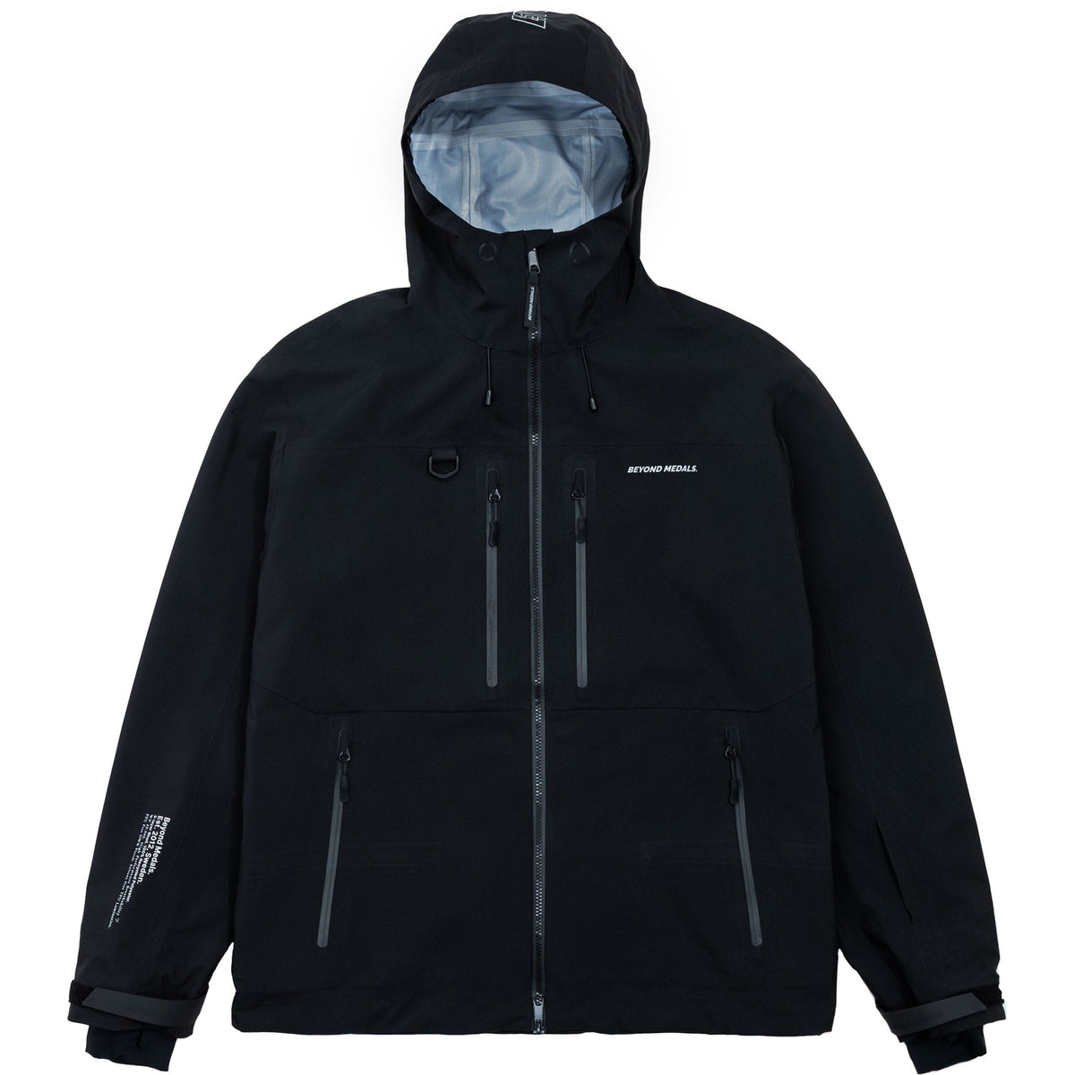 Beyond Medals Pro Tech Jacket 3L Black Mens Snowboard Jackets