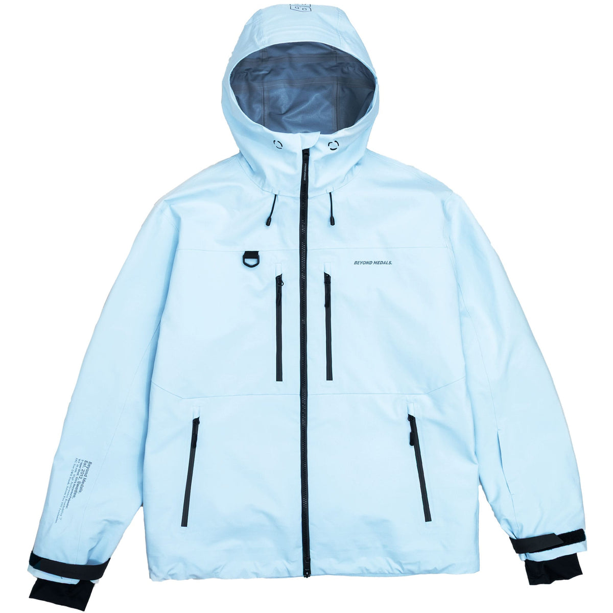 Beyond Medals Pro Tech Jacket 3L Light Blue Mens Snowboard Jackets