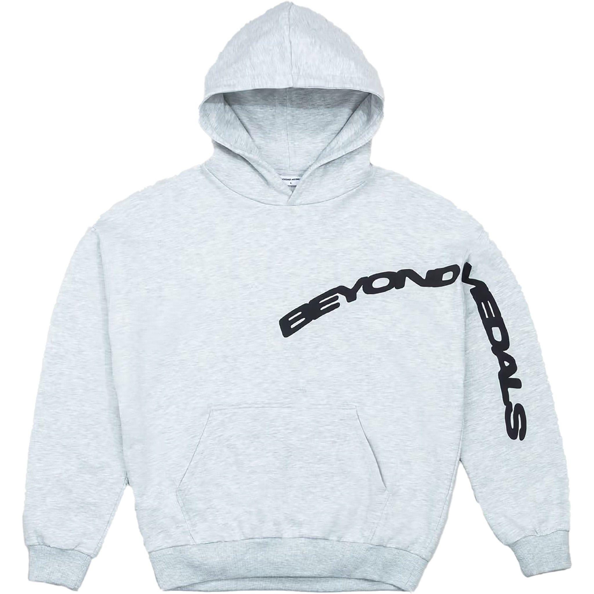 Beyond Medals Puff Hoodie Grey Mel Sweatshirts