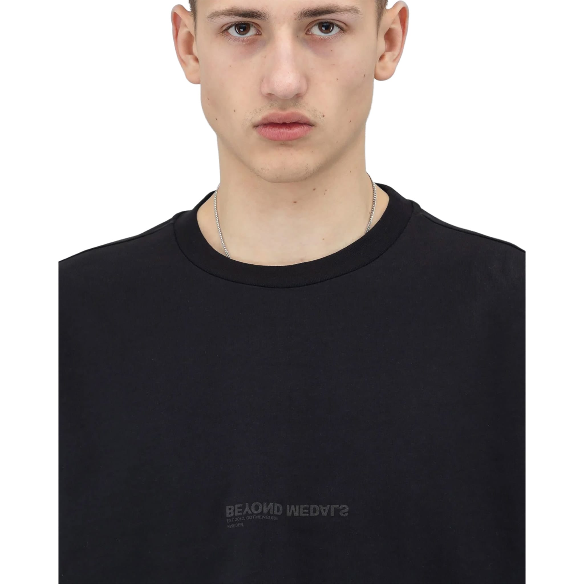 Beyond Medals Reverse Logo Tee Black T Shirt