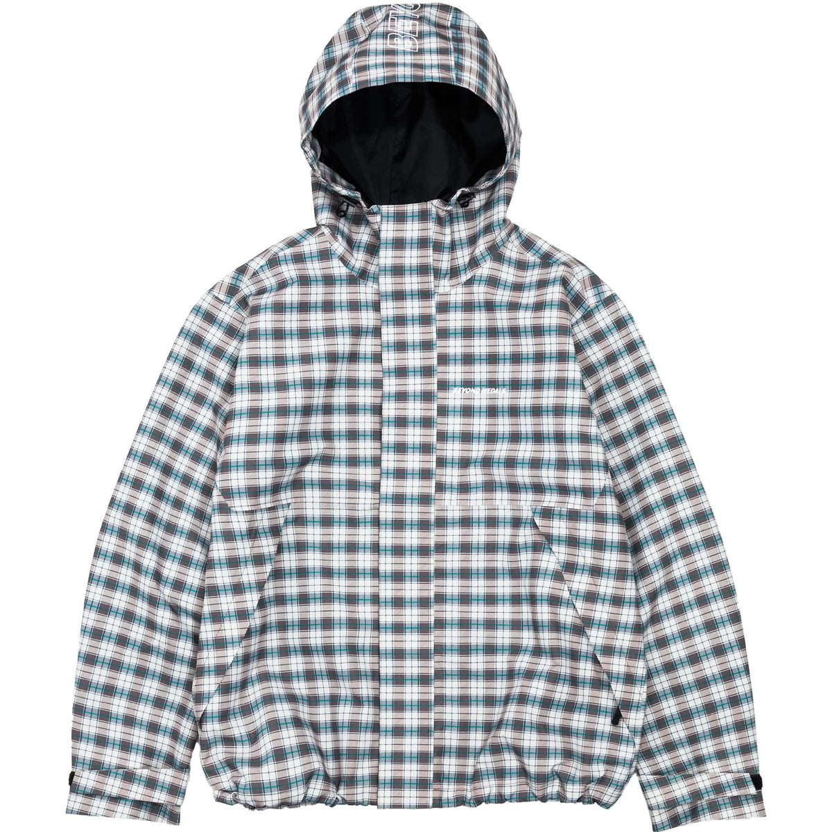 Beyond Medals The Jacket 2L Print Light Beige Mens Snowboard Jackets
