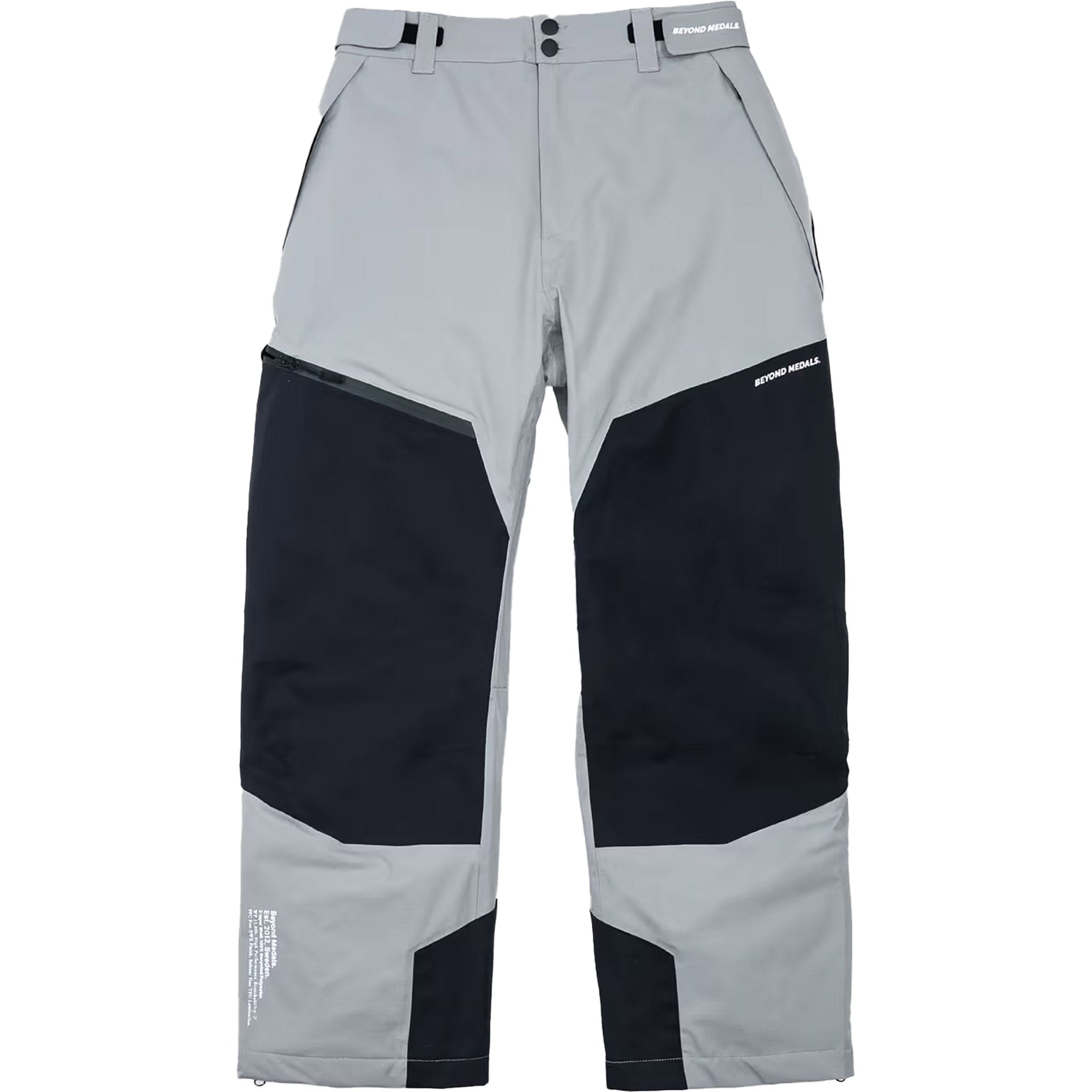 Beyond Medals Zip Pant 2L Dark Grey Mens Snowboard Pants