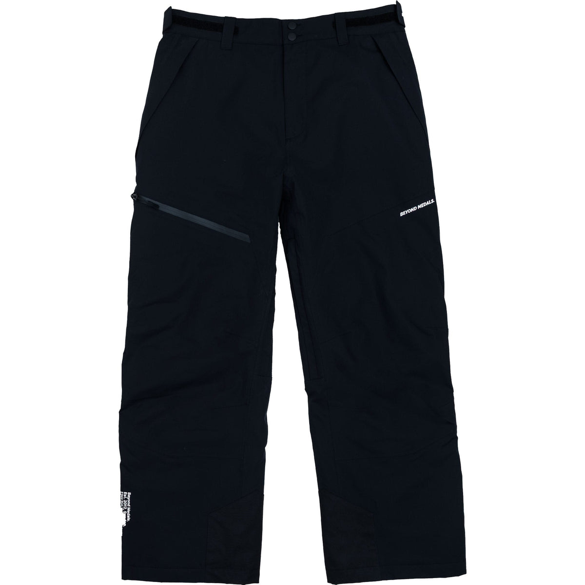 Beyond Medals Zip Pant 2L Ripstop Black Mens Snowboard Pants