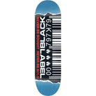 Black Label Ripped Barcode Skateboard Deck 8.25" Skateboard
