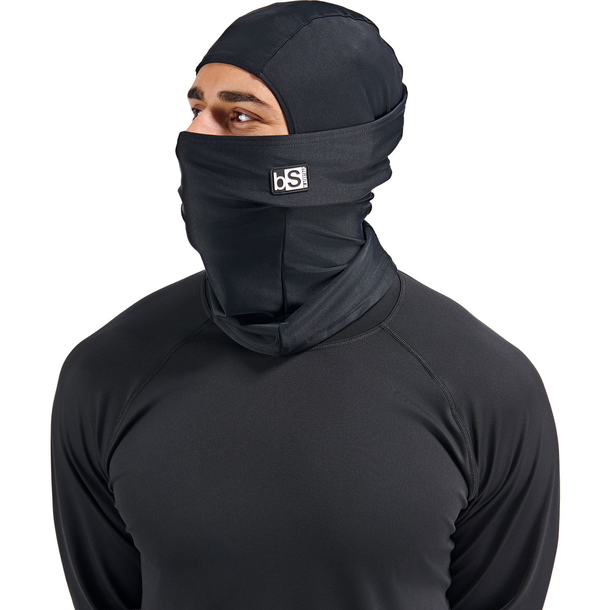 Blackstrap Hood Black Facemask
