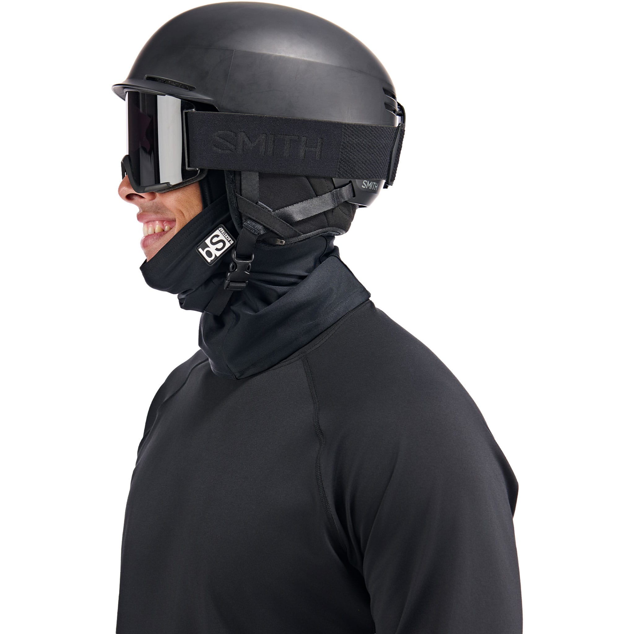 Blackstrap Hood Black Facemask