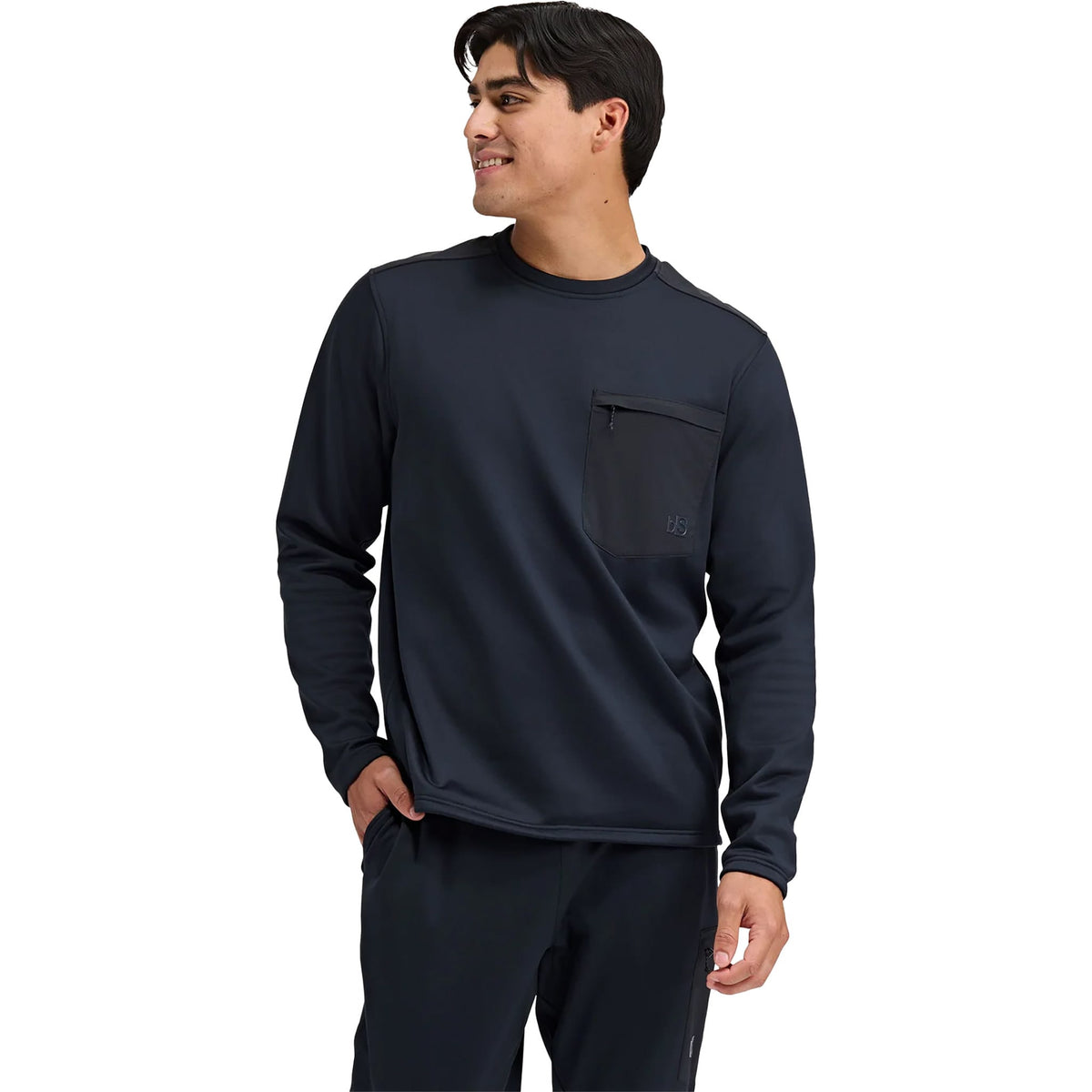 Blackstrap Spectrum Crewneck Black 2027 Mens Thermal