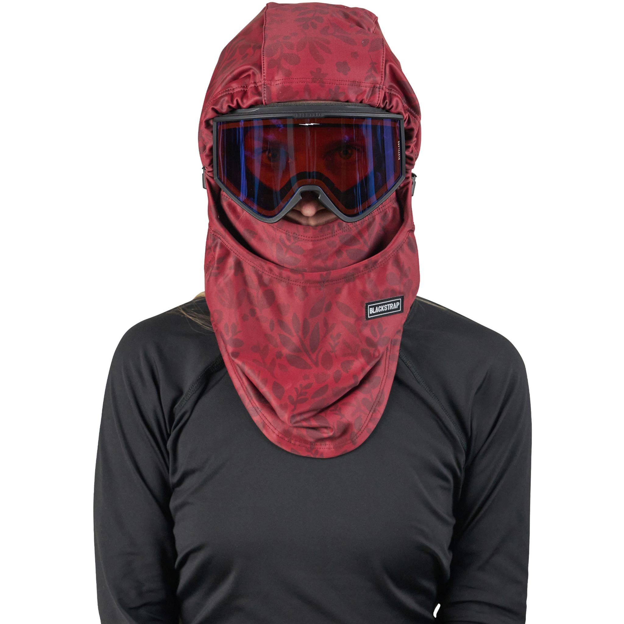 Blackstrap Team Hood Springy Maroon Facemask