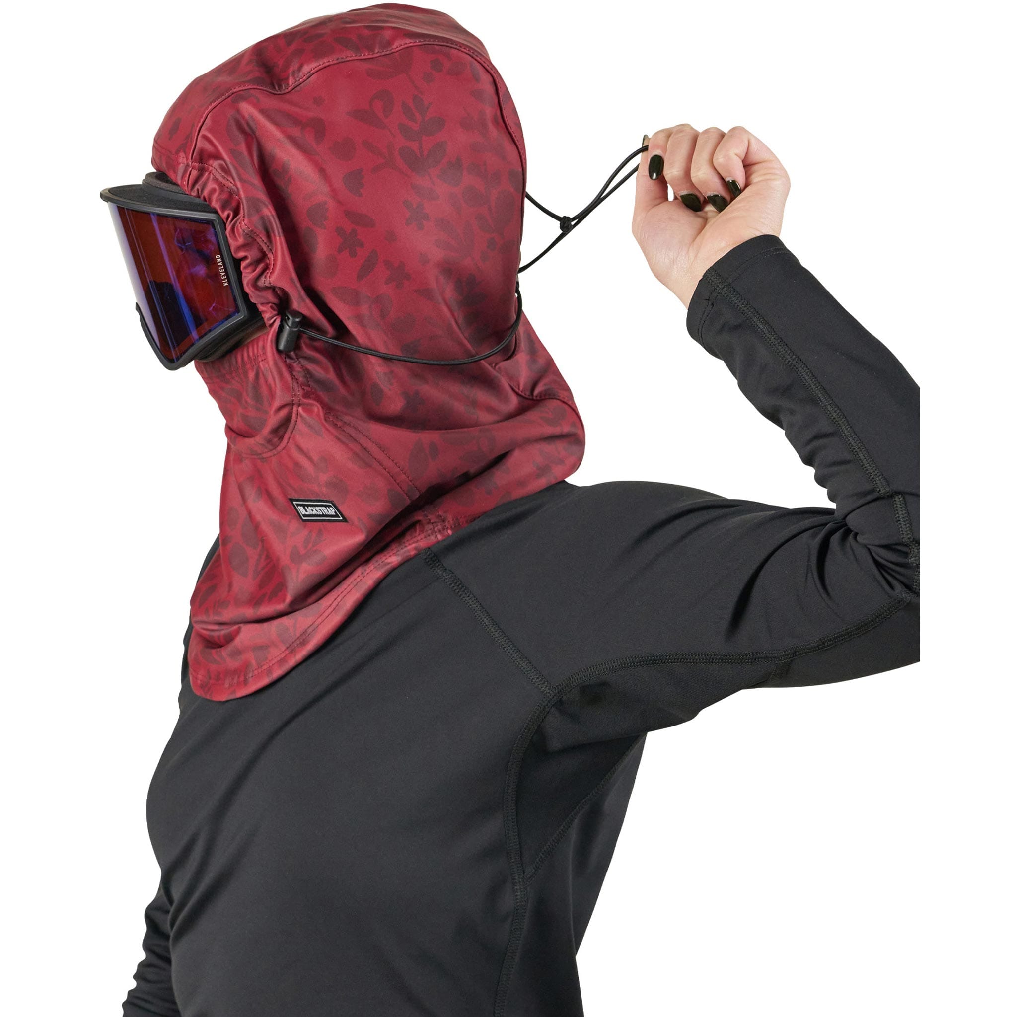 Blackstrap Team Hood Springy Maroon Facemask