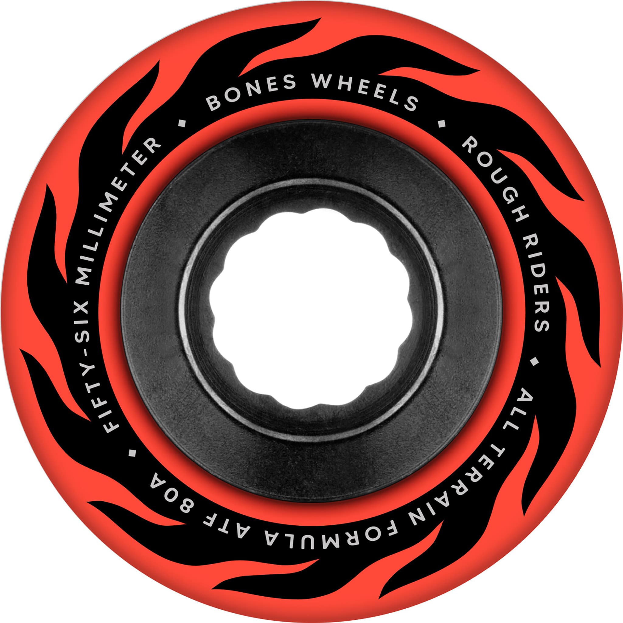 Bones ATF Rough Riders Eternal Flame Skateboard Wheels 80a 56mm Skateboard Wheels