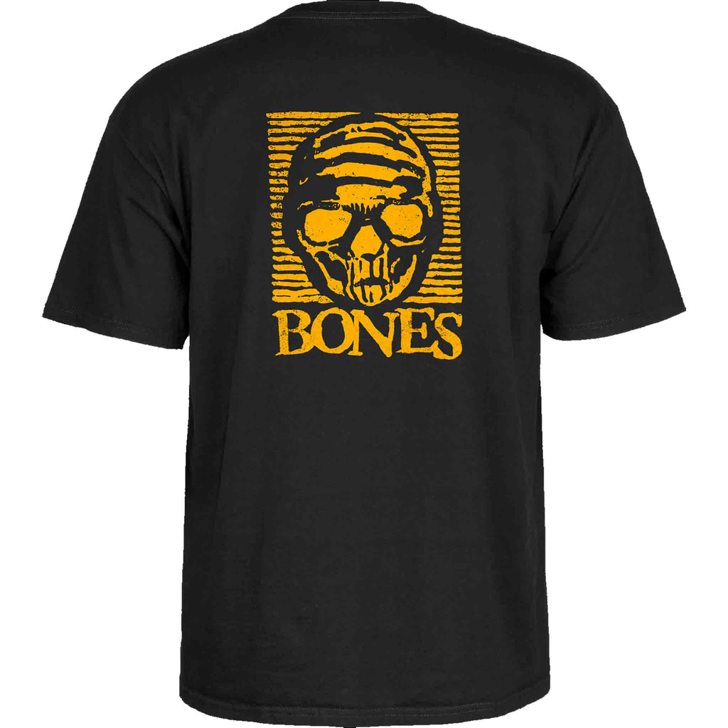 Bones Black & Gold Tshirt Mens Thermal