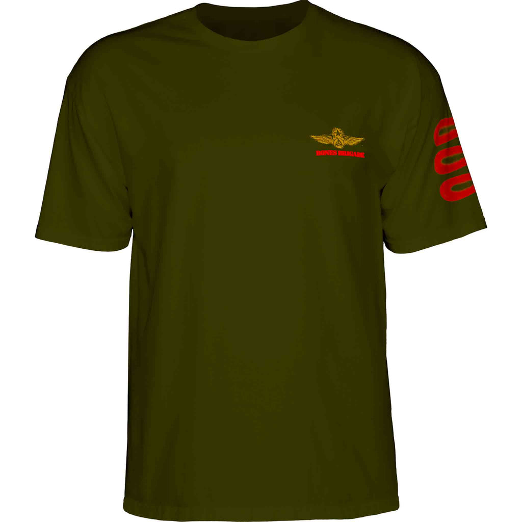 Bones Brigade Bomber Tee Military T Shirt