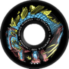 Bones Collins Dino-Sortas X-Formula V6 Widecut 53mm 99a Wheels Black Skateboard Wheels