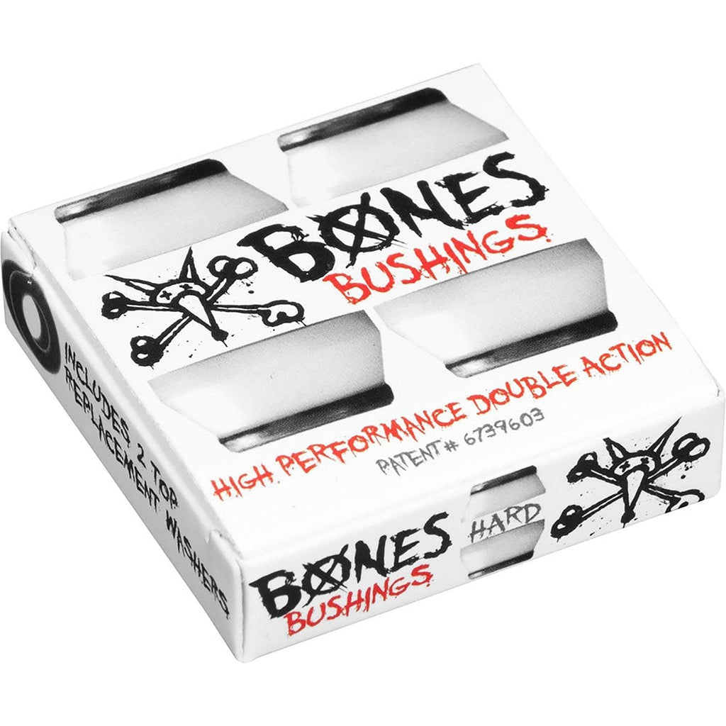 Bones Hardcore Bushings Hard White 96A Accessories